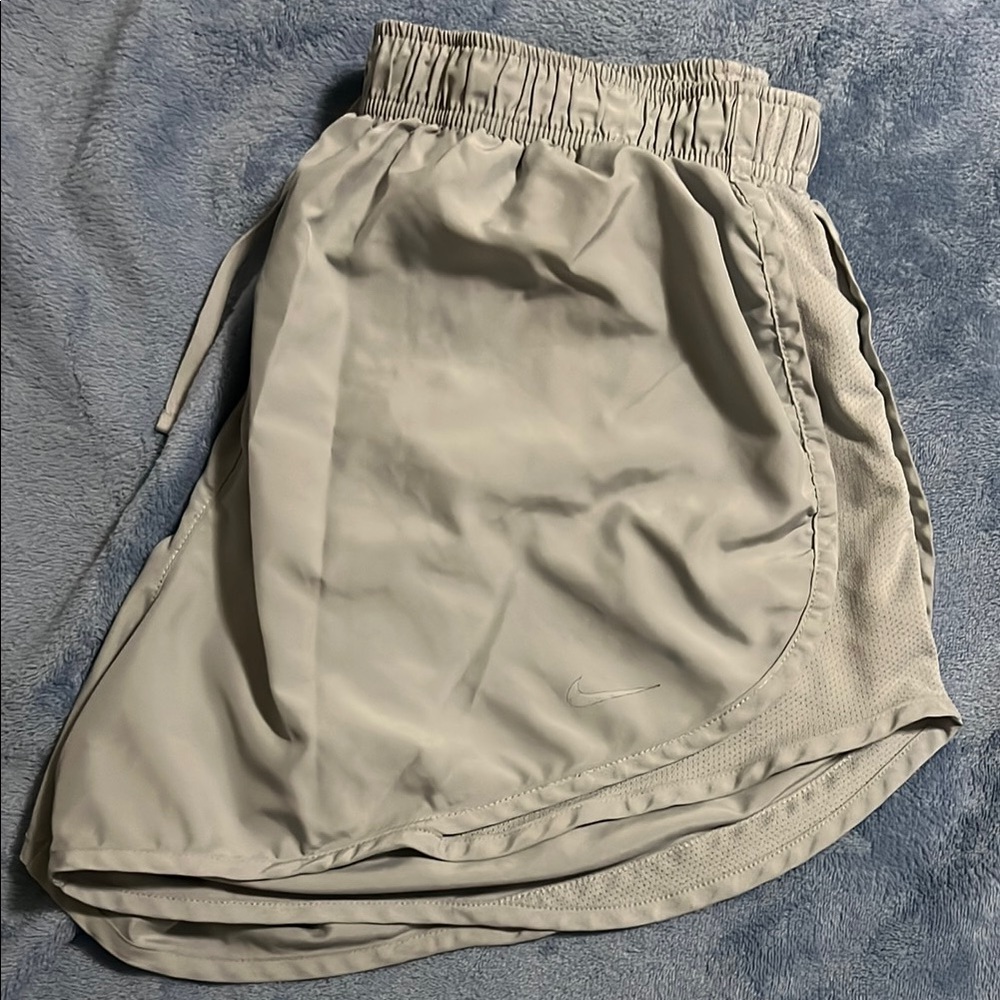 Nike Gray Athletic Shorts with Elastic Waistband